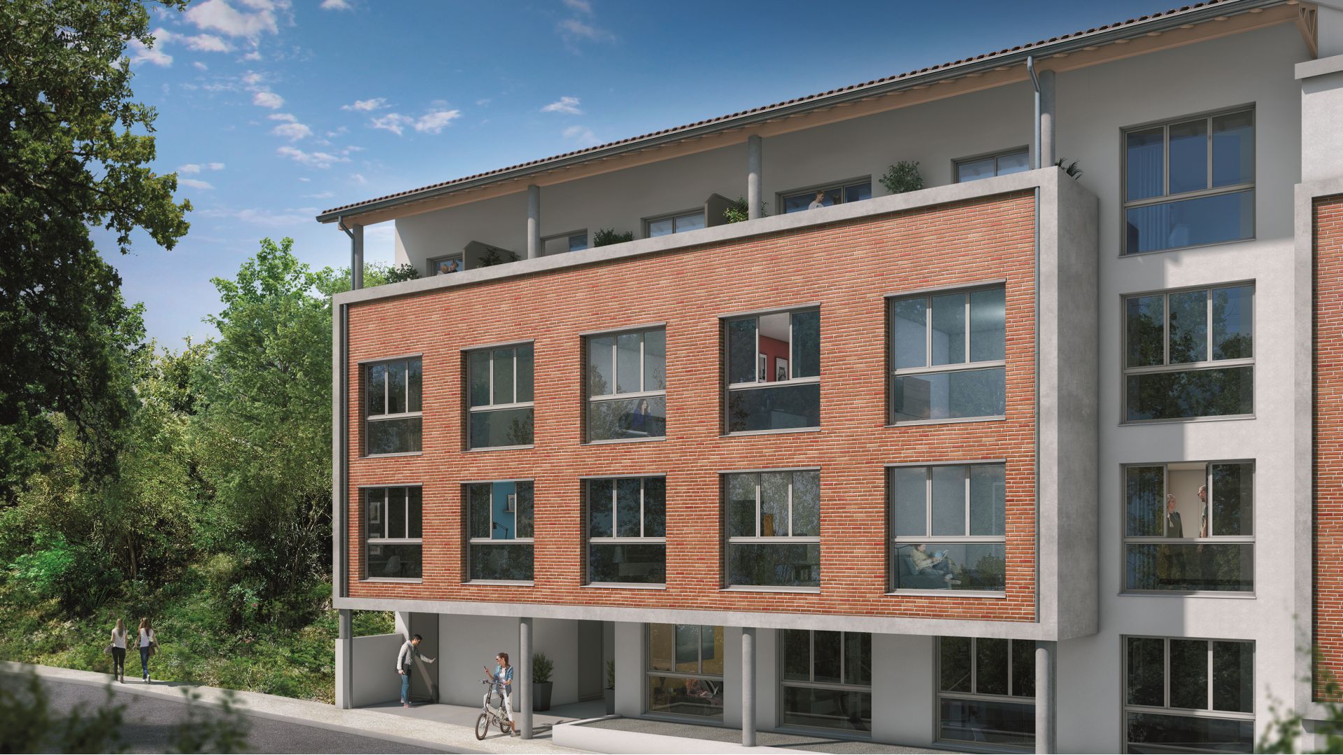 Greencity Immobilier - Résidence Le Soprano - Castanet-Tolosan 31320 - appartements neufs du T1 au T2