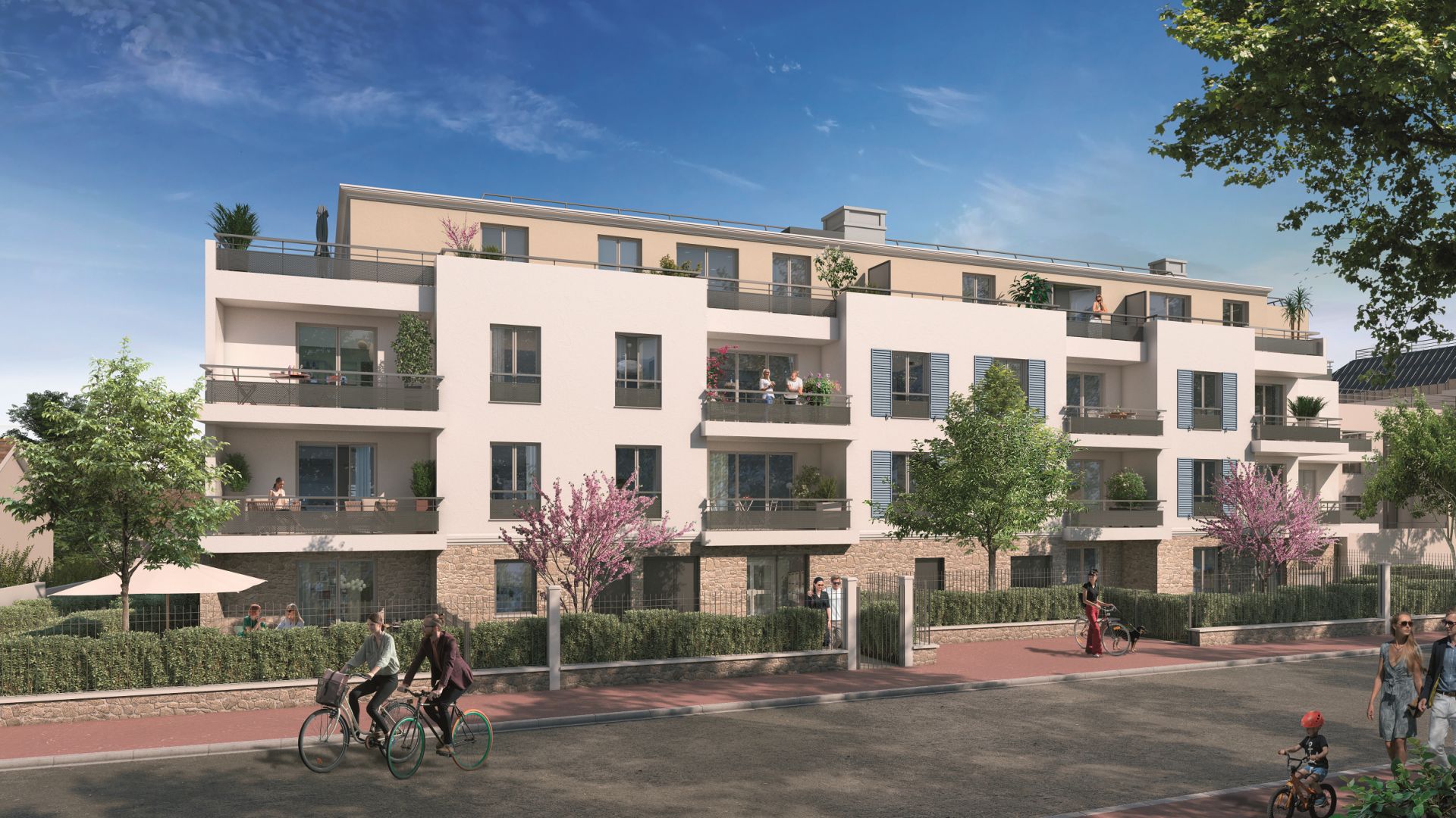 Greencity immobilier - achat appartements neufs du T1Bis au T5 - Résidence Marianne - 78680 Epone 