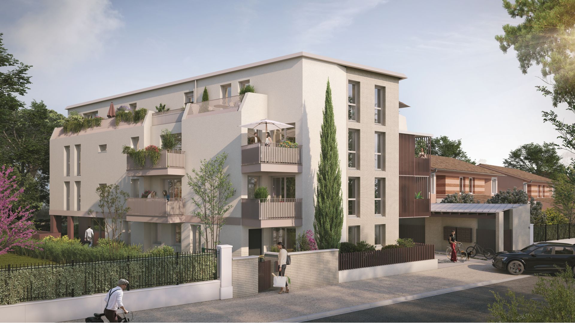 Greencity immobilier - achat appartements neufs du T2 au T4 - Résidence Reverso - 31200 Toulouse