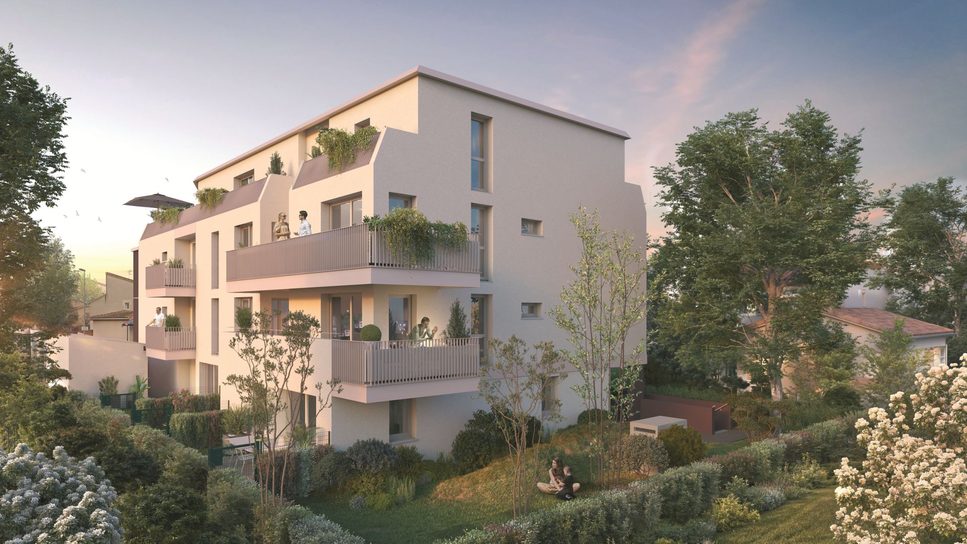 Greencity immobilier - achat appartements neufs du T2 au T4 - Résidence Reverso - 31200 Toulouse