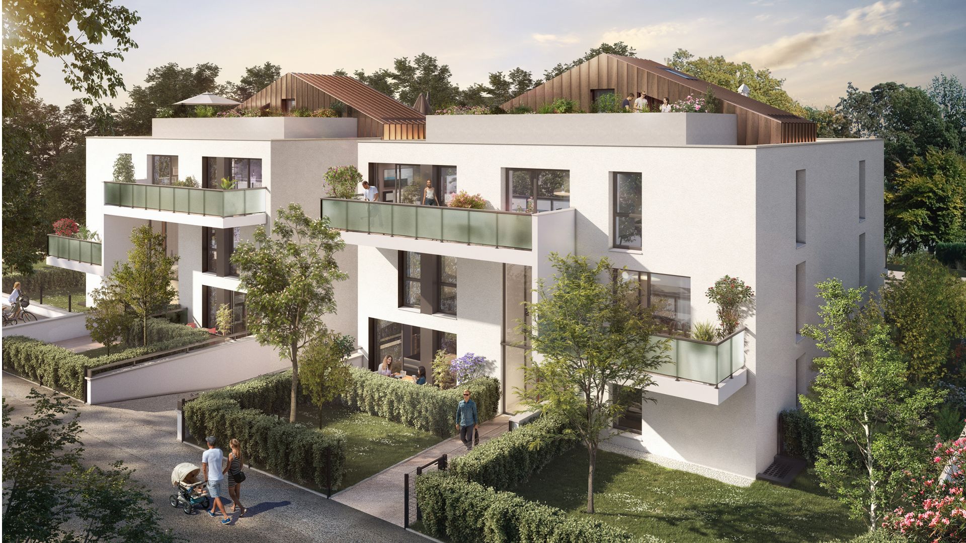 Greencity immobilier - achat appartements neufs du T2 au T4 Duplex - Résidence Solaris - 31400 Toulouse  