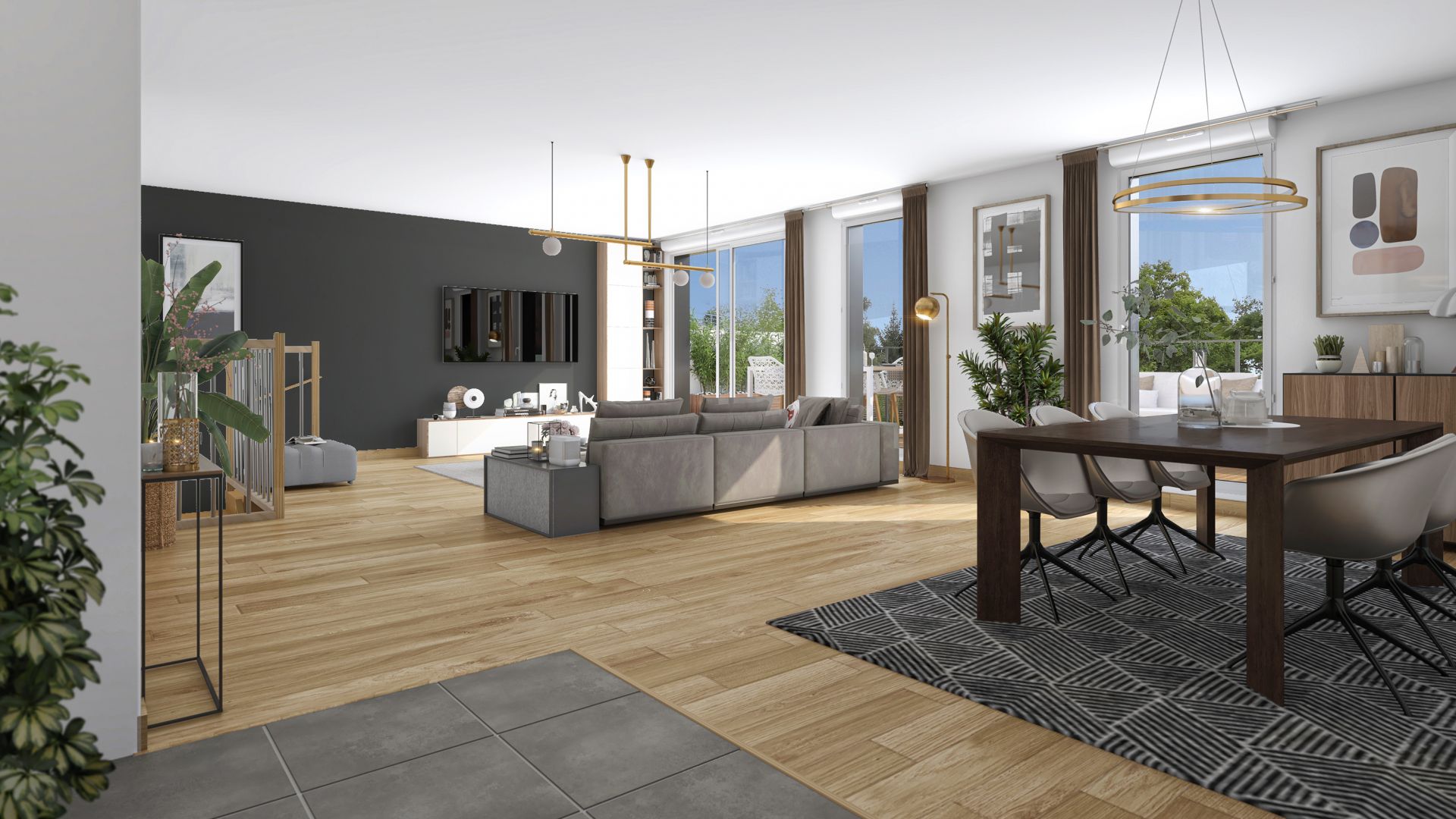 Greencity immobilier - achat appartements neufs du T2 au T4 Duplex - Résidence Solaris - 31400 Toulouse  