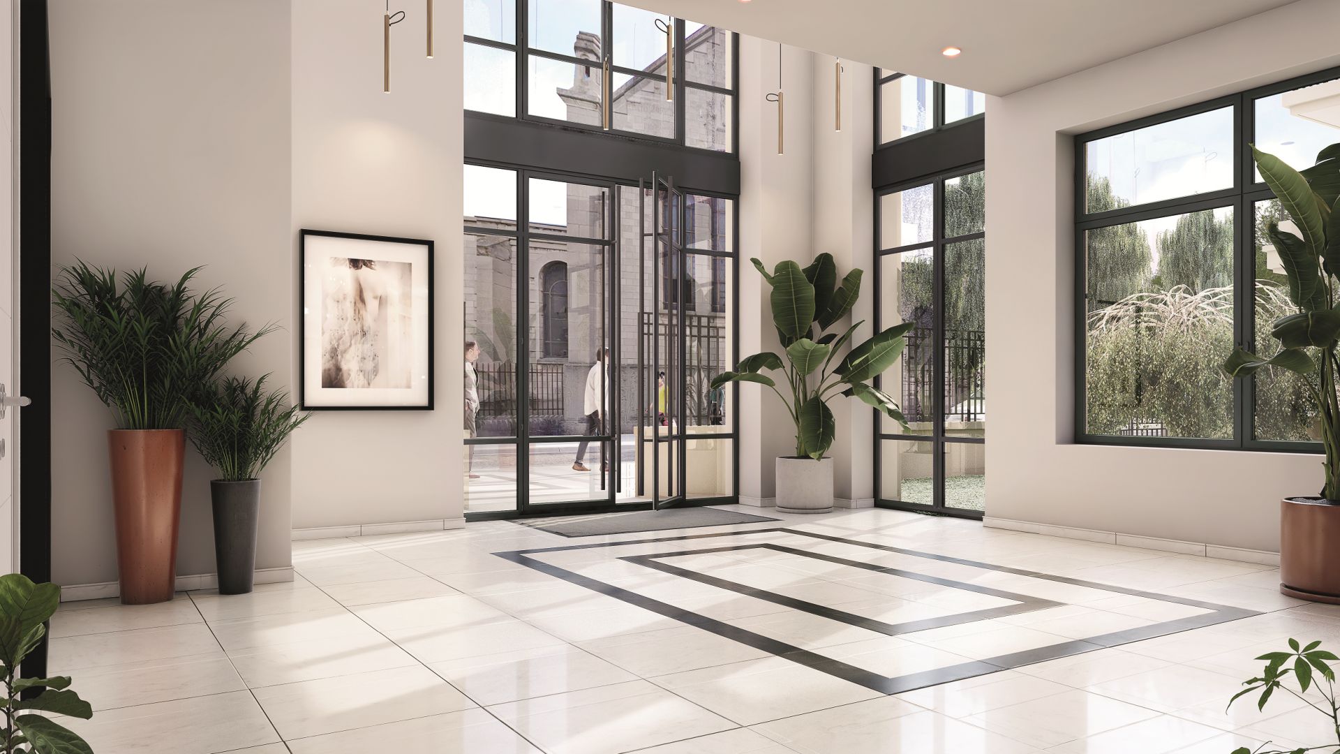 Greencity Immobilier - Square Kennedy - achat appartements du T1 bis au T5 duplex - Saint-Maur des Fossés 94100 - vue hall