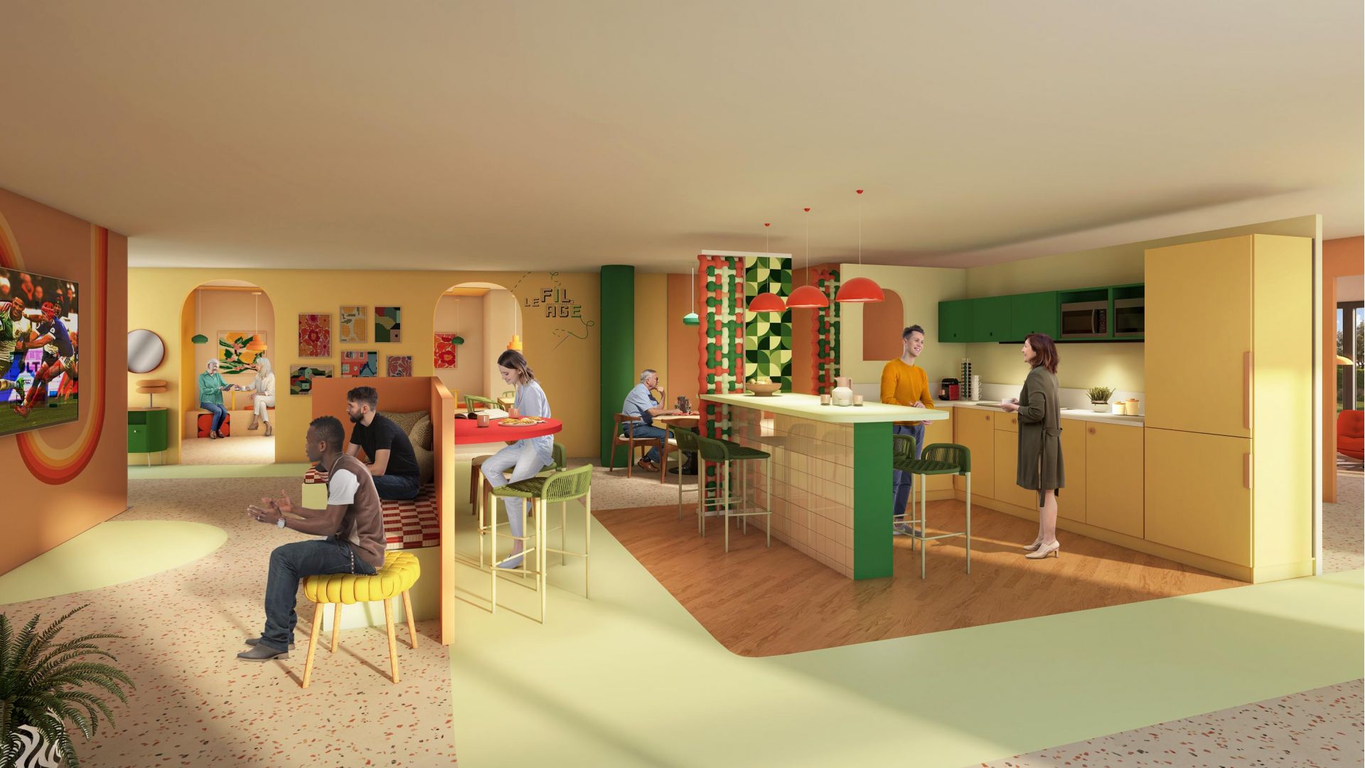 Greencity immobilier - achat appartements neufs du T1 au T3 - Résidence Square Monet - 78270 BONNIÈRES-SUR-SEINE