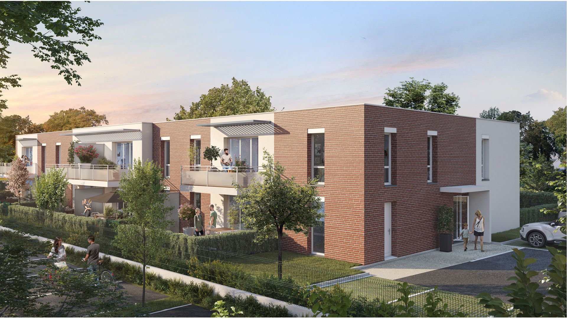 Greencity immobilier - achat appartements neufs du T2 au T3 - Résidence Val D'Olmières - 31120 Roquettes