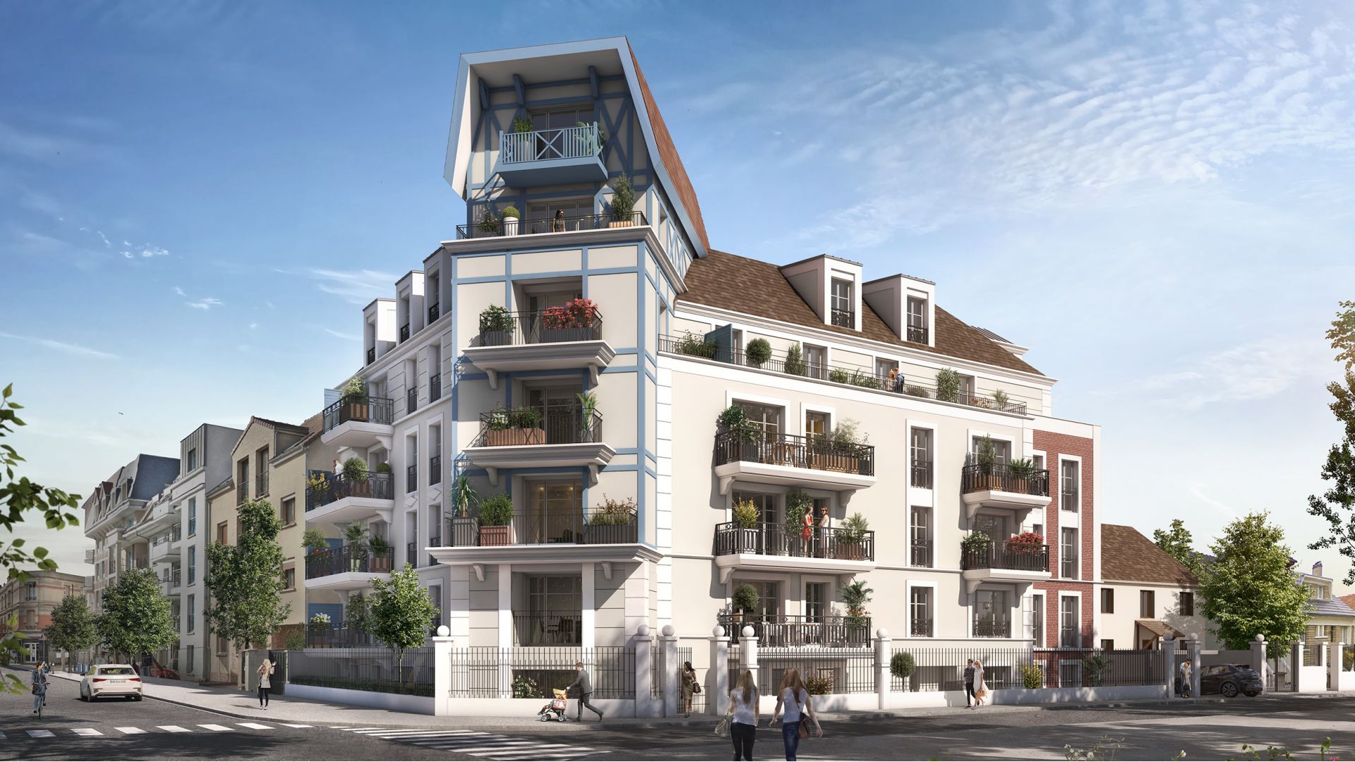 Greencity Immobilier - Résidence Villa Eugénie - achat appartements neufs du T1 bis au T4 - Le Blanc-Mesnil - 93150