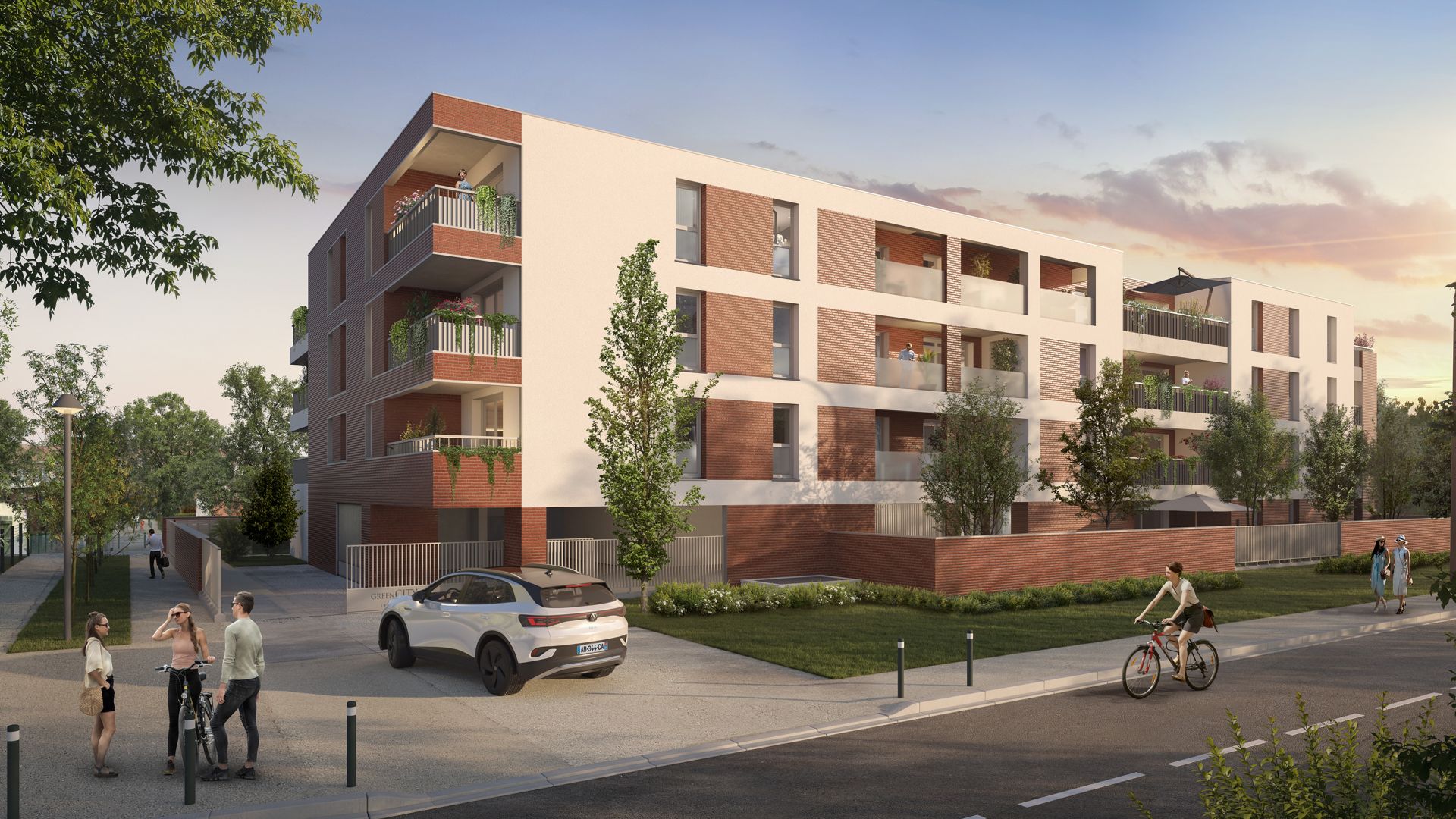 Greencity immobilier - achat appartements neufs du T2 au T5 - Résidence Villa Harmonie - 31200 Toulouse