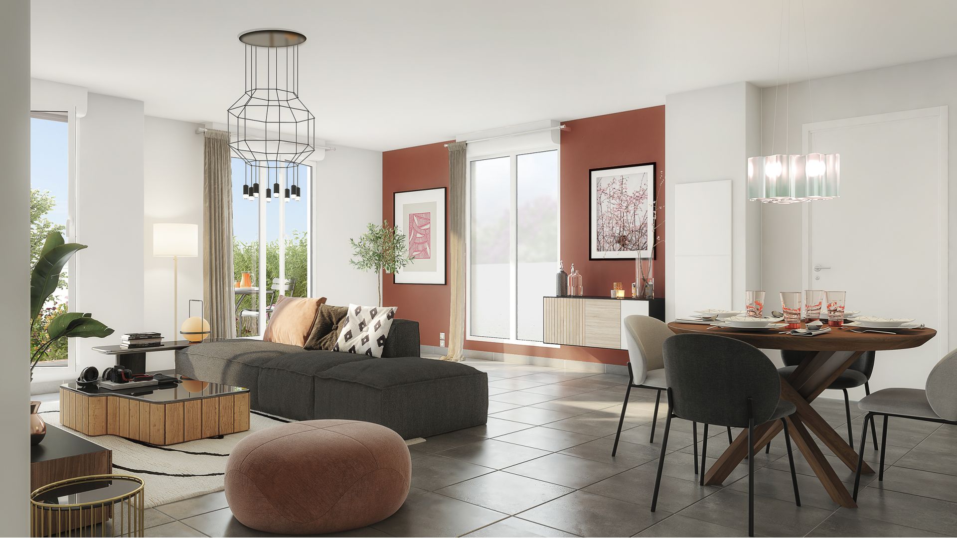 Greencity Immobilier - Villa Mermoz - achat appartements du T1 au T4 - Villemomble 93250 - vue intérieure