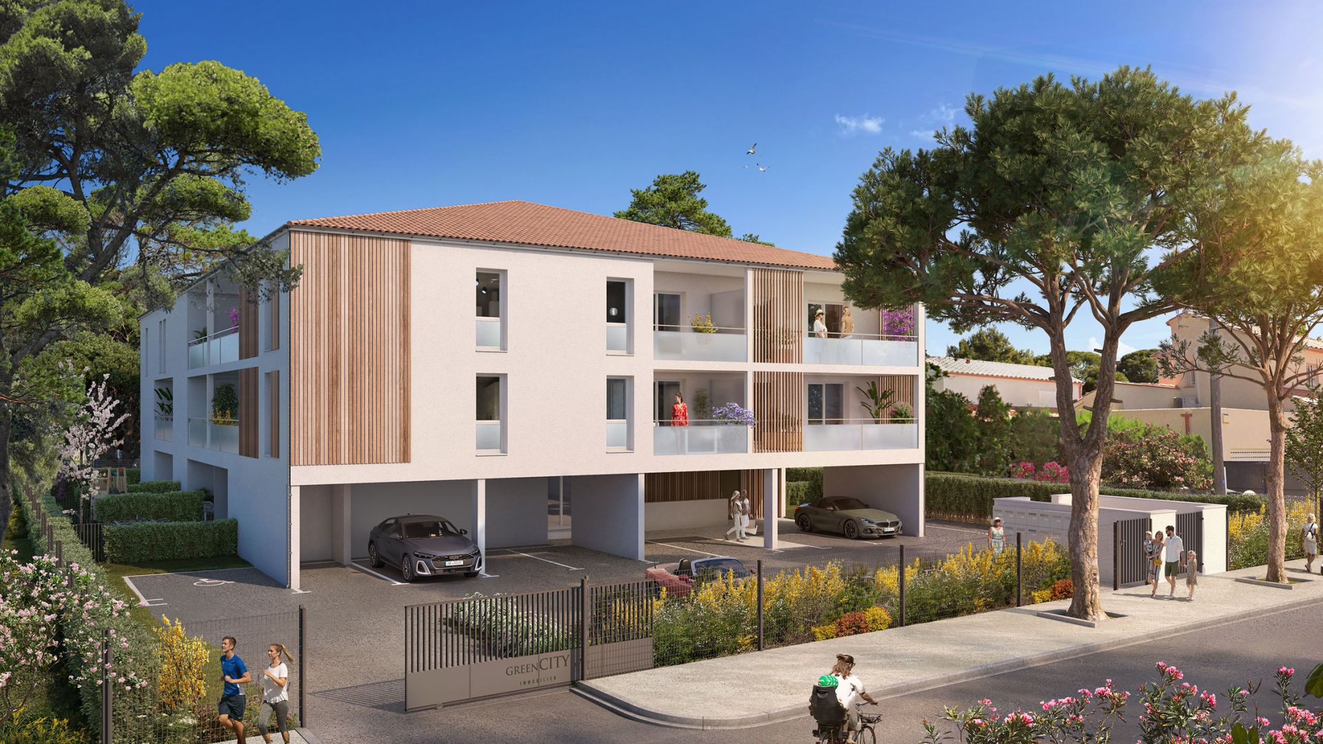 Greencity immobilier - achat appartements  neufs T2 au T4 - Résidence Villa Néréa - Argelès-sur-Mer 66700