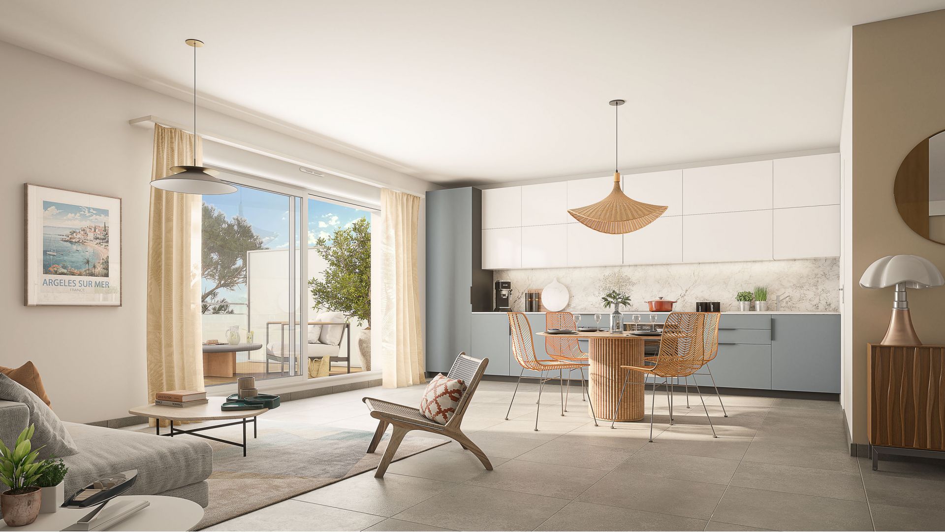Greencity immobilier - achat appartements  neufs T2 au T4 - Résidence Villa Néréa - Argelès-sur-Mer 66700