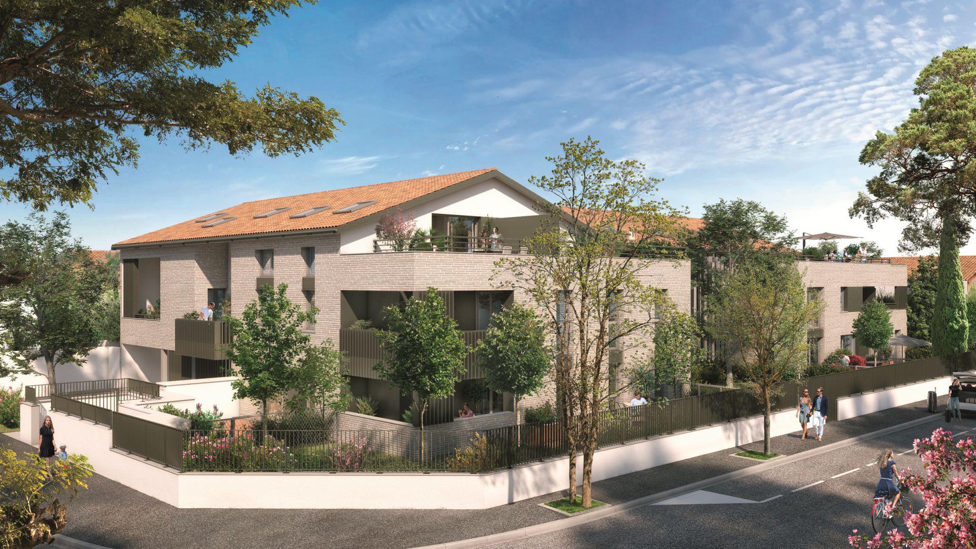Greencity Immobilier - Résidence Villa Roméo - achat appartements neufs du T2 au T4 duplex - Toulouse - Rangueil - 31400